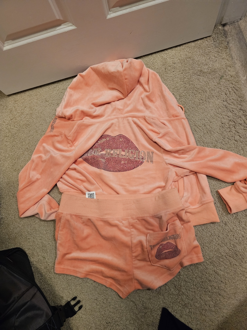 True Religion Velour Matching Set